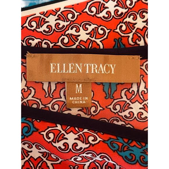 Ellen Tracy Lightweight Multicolor Top Size Medium, Excellent Condition - Picture 5 of 6